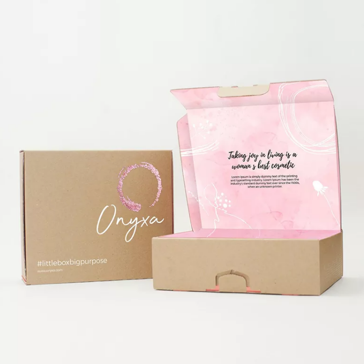 Consuetudo typis color logo limae medicamine shipping rosea mailer charta archa vestis packaging arca