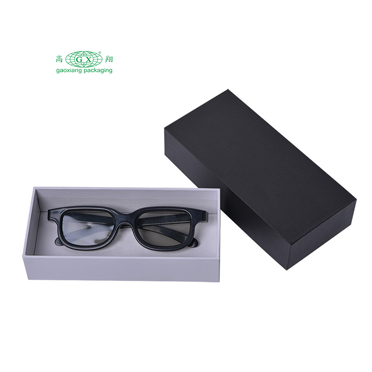 Primus officina pretium nigrum logo aureum specularium donum packaging causa