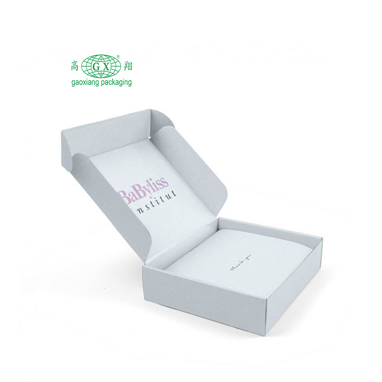 Custom printed ecommerce mailing shipping medicamine rutrum pulchritudinis donum packaging paper box