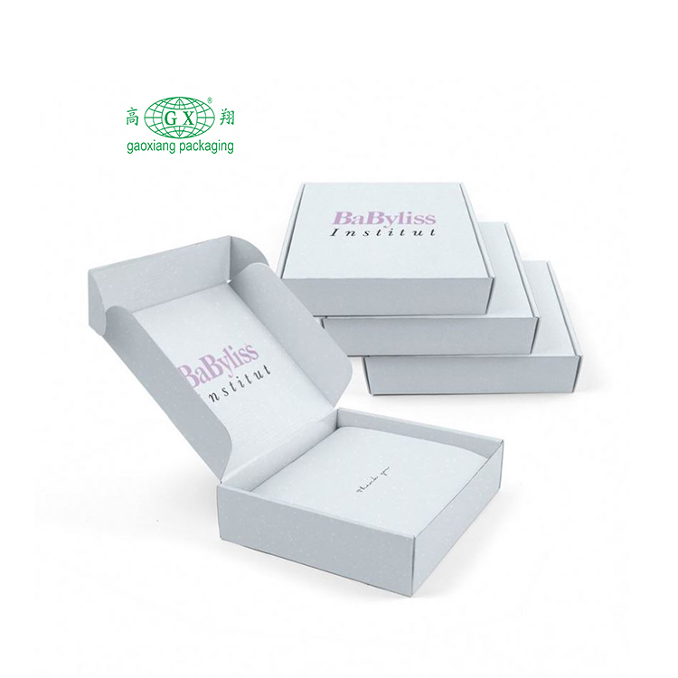Custom printed ecommerce mailing shipping medicamine rutrum pulchritudinis donum packaging paper box