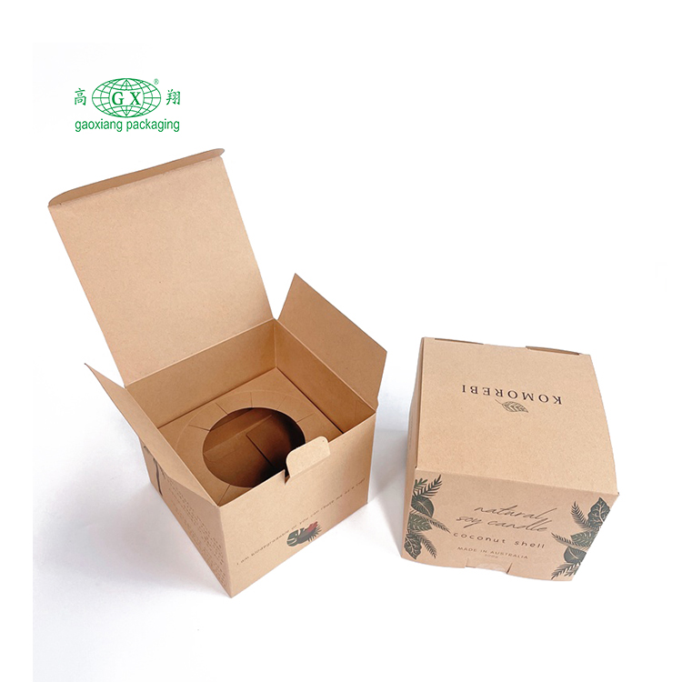 Vili consuetudo LOGO Typis factae cerei packaging pyxides doni cistae candelae