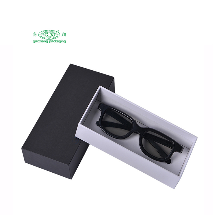 Primus officina pretium nigrum logo aureum specularium donum packaging causa